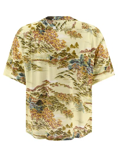 Shop Orslow Hawaiian Shirt Shirts Yellow