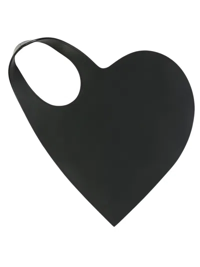 Shop Coperni Heart Shoulder Bags Black