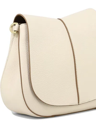 Shop Gianni Chiarini Helena Round Crossbody Bags White