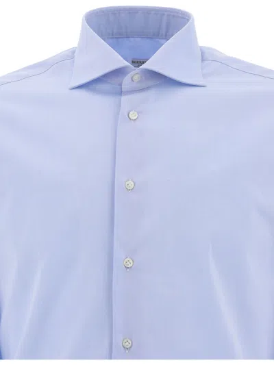 Shop Borriello Idro Shirts Light Blue