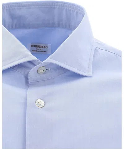 Shop Borriello Idro Shirts Light Blue
