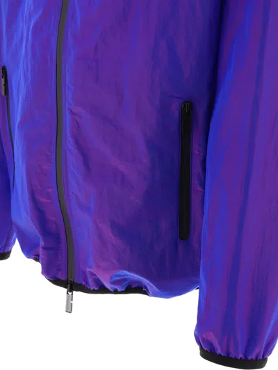 Shop Burberry Iridescent Lightweight Jacket Jackets Purple
