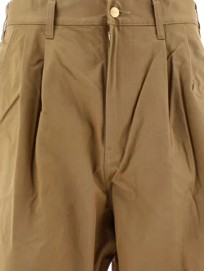Shop Junya Watanabe X Carhartt Trousers Beige