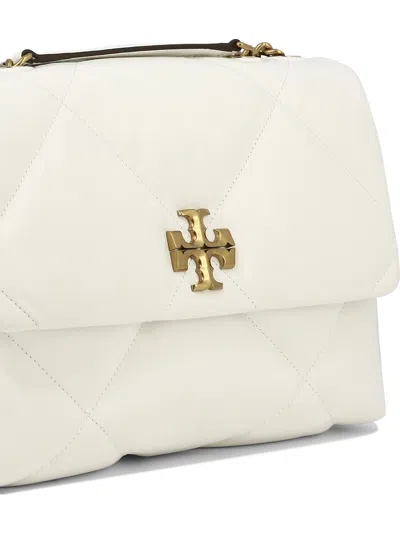 Shop Tory Burch Kira Diamond Quilt Shoulder Bags White