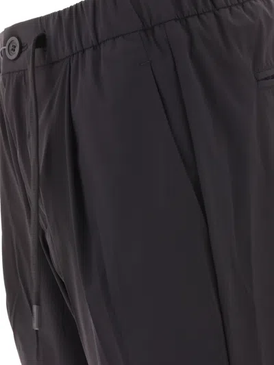 Shop Herno Laminar Trousers Black