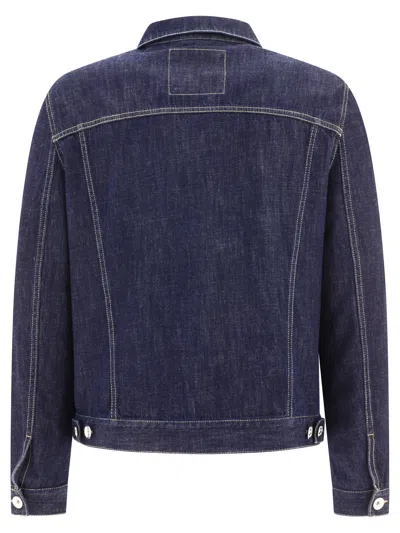 Shop Brunello Cucinelli Lightweight Denim Four-pocket Jacket Jackets Blue