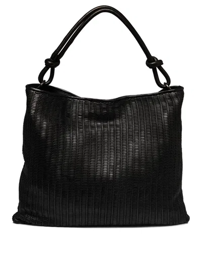 Shop Giancarlo Nevola Lune Shoulder Bags Black