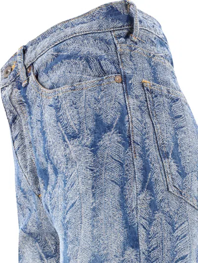 Shop Kapital Magpie Jeans Light Blue