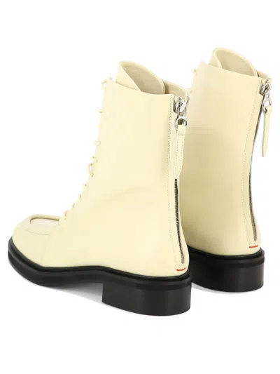 Shop Aeyde Max Ankle Boots Beige