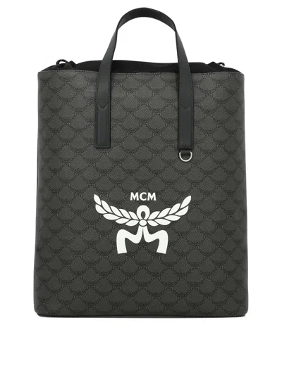 Shop Mcm Medium Himmel Backpacks Black
