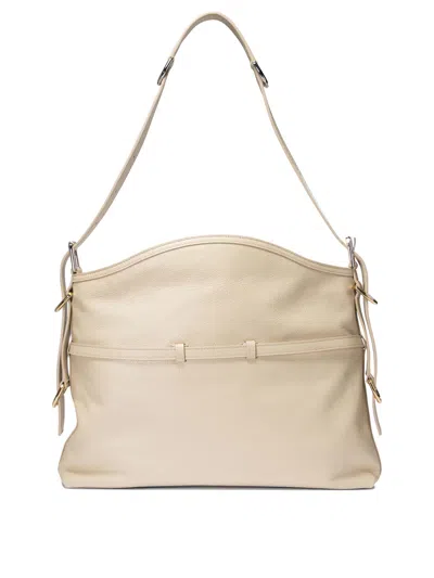 Shop Givenchy Medium Voyou Shoulder Bags Beige