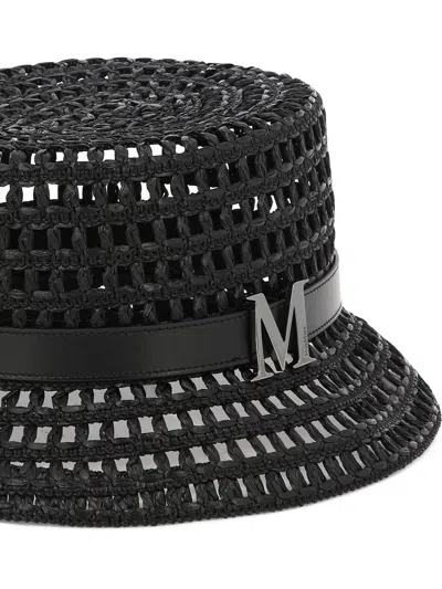 Shop Max Mara Mesh Cloche Hat Hats Black
