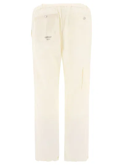 Shop Undercover Nylon Cargo Trousers White