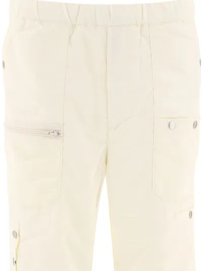 Shop Undercover Nylon Cargo Trousers White