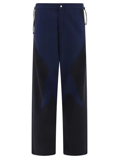 Shop Jean-luc A.lavelle Nylon Track Trousers Blue