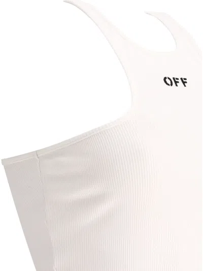 Shop Off-white Off Stamp Tops White