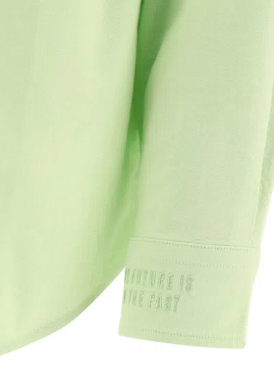 Shop Human Made Oxford Bd Shirts Green