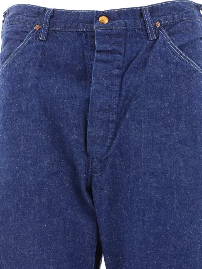 Shop Orslow Painter Jeans Blue
