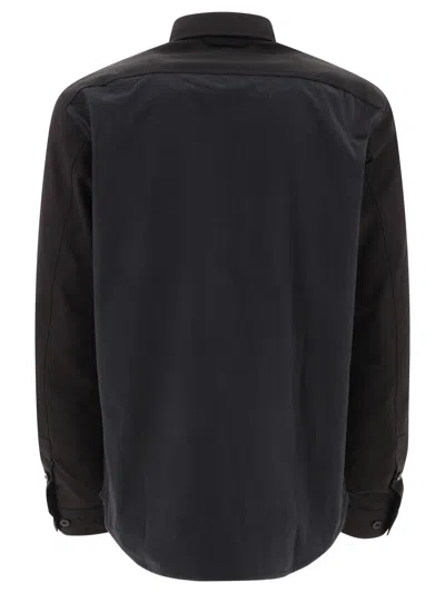 Shop Junya Watanabe Patchwork Overshirt Jackets Black