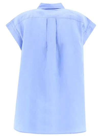 Shop Polo Ralph Lauren Pony Shirts Light Blue