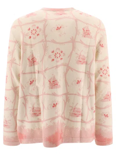 Shop Bode Printed Mill Knitwear Pink