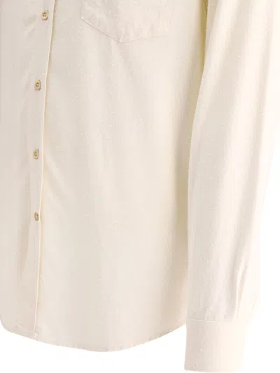 Shop Our Legacy Raw Silk Classic Shirt Shirts White