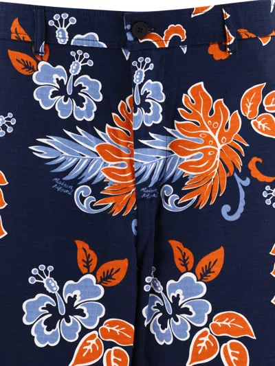 Shop Maison Kitsuné Board Short Blue