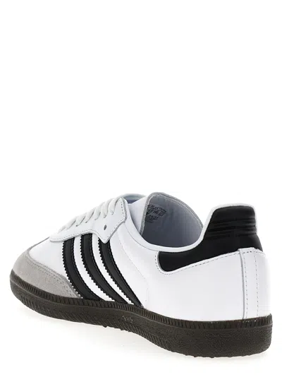 Adidas Originals Low-top Sneakers With Contrast Stripes And Suede Accents