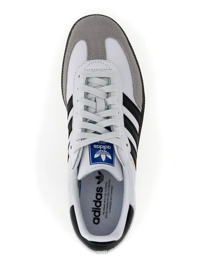 Adidas Originals Low-top Sneakers With Contrast Stripes And Suede Accents