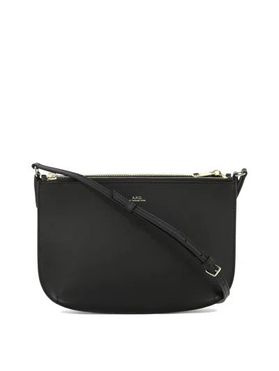 Shop Apc Sarah Crossbody Bags Black