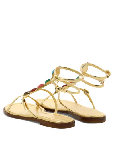 Shop Gianvito Rossi Shanti 05 Sandals Gold