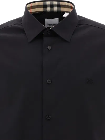 Shop Burberry Sherfield Shirts Black