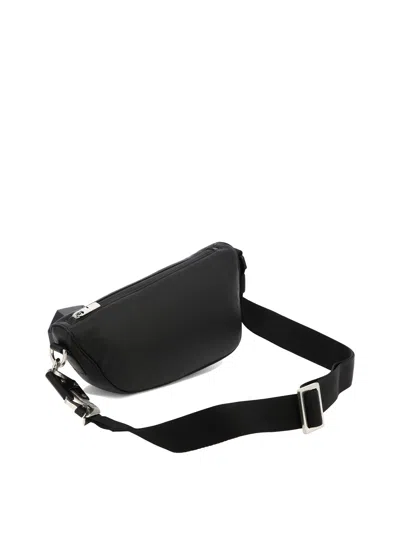 Shop Burberry Shield Crossbody Bags Black