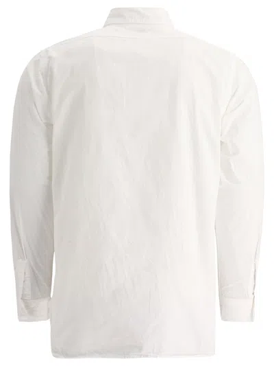 Shop Orslow Shirt With Chest Pockets Shirts White
