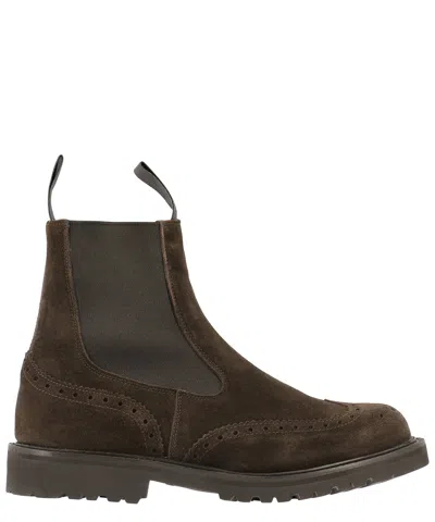Shop Tricker's Silvia Ankle Boots Brown