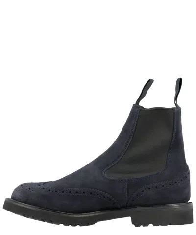 Shop Tricker's Silvia Ankle Boots Blue