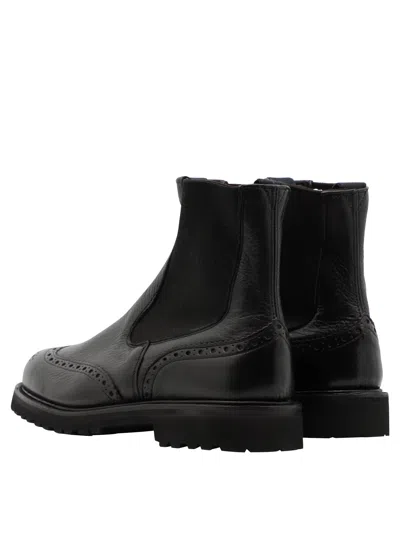 Shop Tricker's Silvia Ankle Boots Black