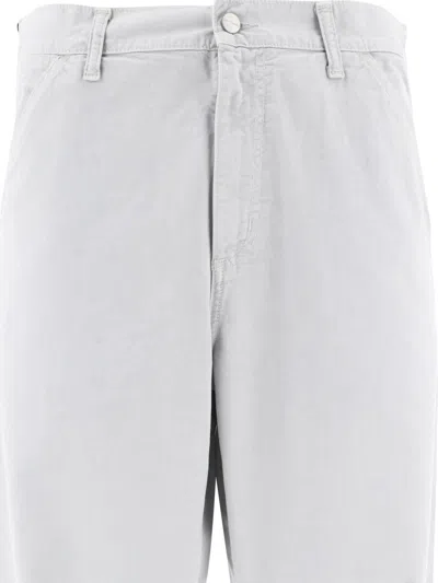 Shop Carhartt Single Knee Trousers Grey