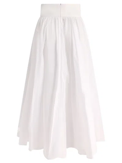 Shop Fit Skirt With Bandeau At The Waist Skirts White