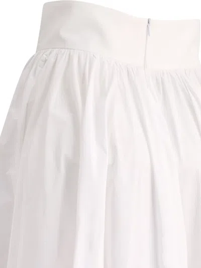 Shop Fit Skirt With Bandeau At The Waist Skirts White