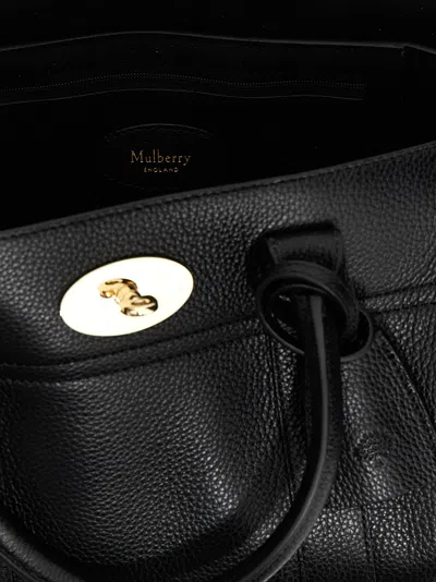 Shop Mulberry Small Bayswater Satchel Hand Bags Black