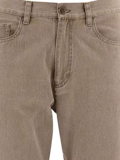 Shop Apc Straight-leg Jeans Beige