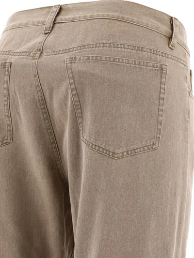 Shop Apc Straight-leg Jeans Beige