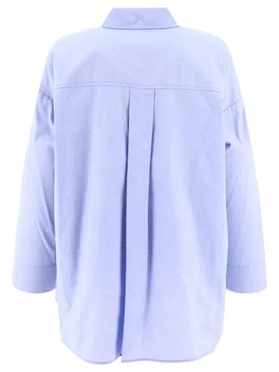 Shop Max Mara S Sylvie Shirts Light Blue