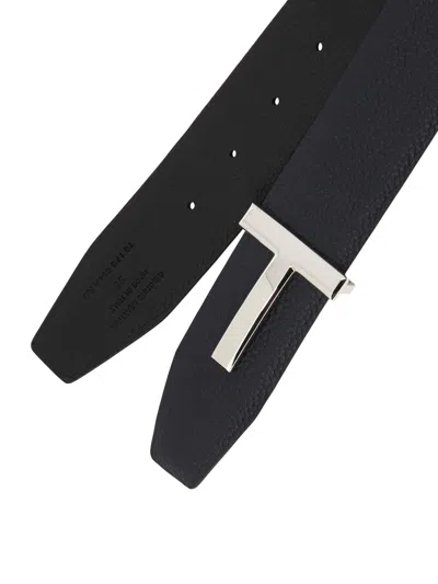 Shop Tom Ford T Icon Belts Blue