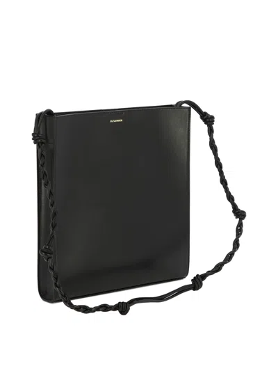 Shop Jil Sander Tangle Medium Crossbody Bags Black