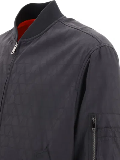 Shop Valentino Toile Iconographe Bomber Jacket Jackets Black