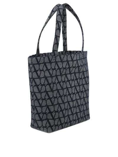 Shop Valentino Toile Iconographe Shoulder Bags Blue
