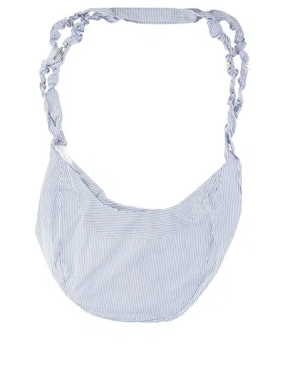 Shop Jean-luc A.lavelle Torsade Shoulder Bags White