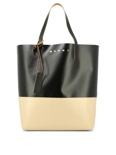 Shop Marni Tribeca Shoulder Bags Black